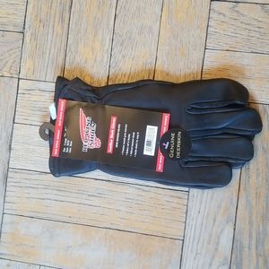 Red wing shoes leather work gloves extra large black grain buckskin unlined